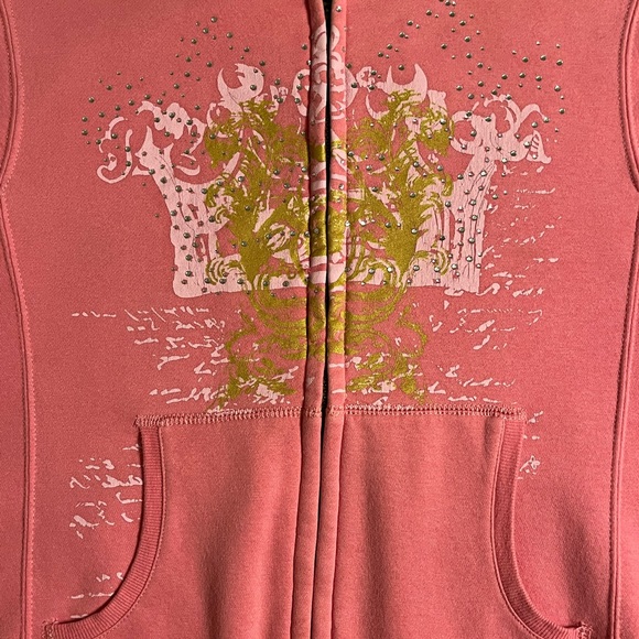Arizona Full Front Zip Hoodie, Bubblegum Pink | XL/18 1/2 Plus - Picture 5 of 17